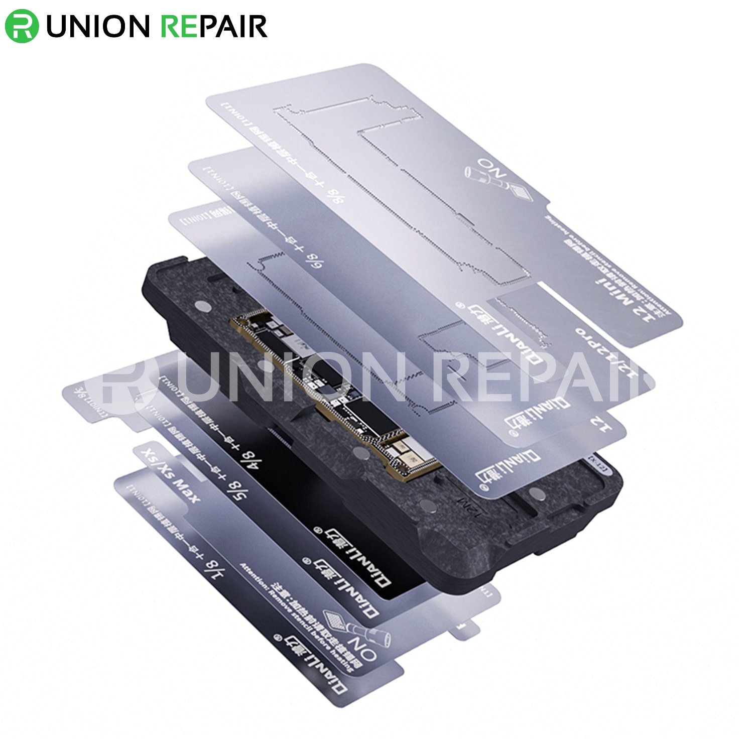 QIANLI 10IN1 Mid Frame Reballing Platform for iPhone X-12 Pro Max