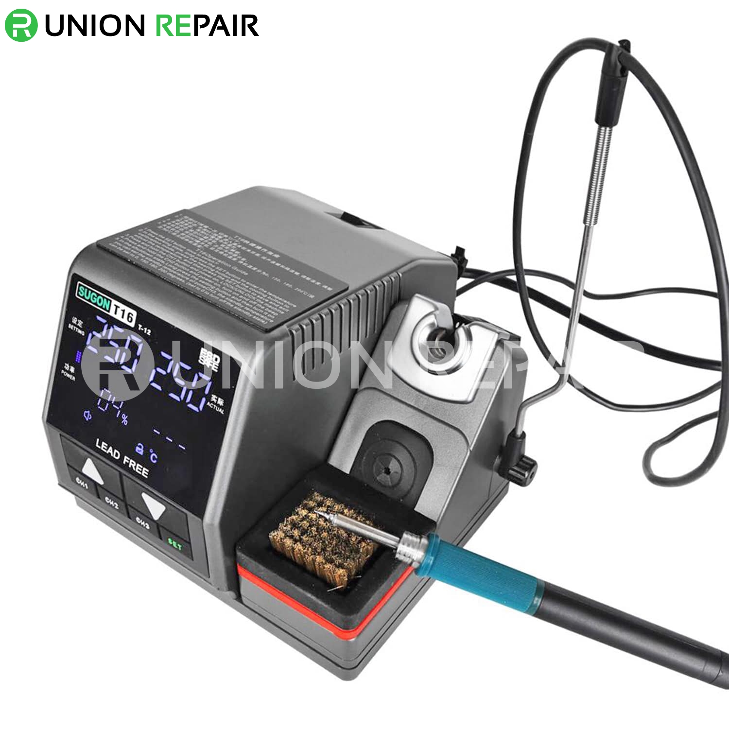 SUGON T16 Precision Soldering Station Suitable for T12 Soldering Tip