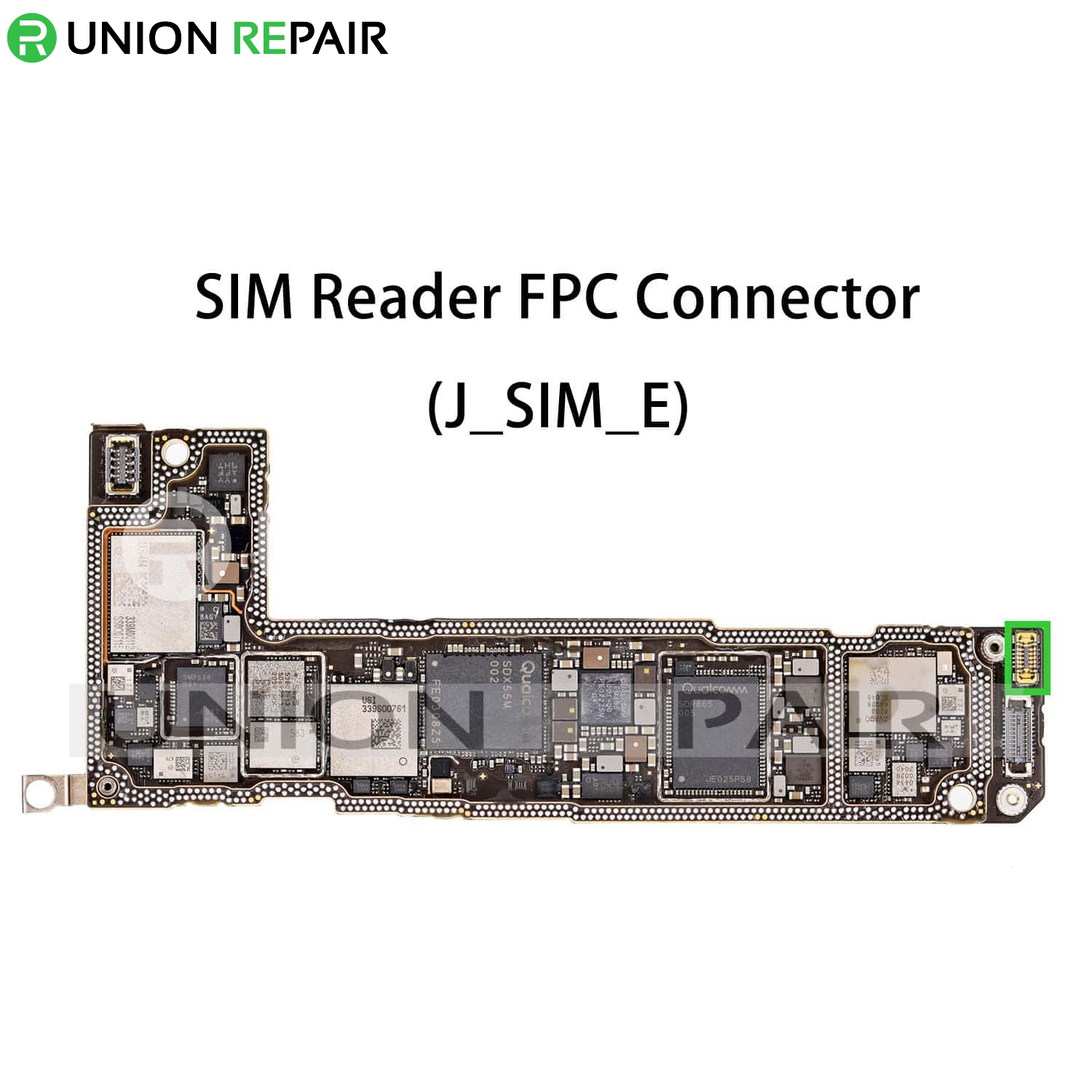 Replacement for iPhone 12/12 Pro SIM Card Connector Port Onboard