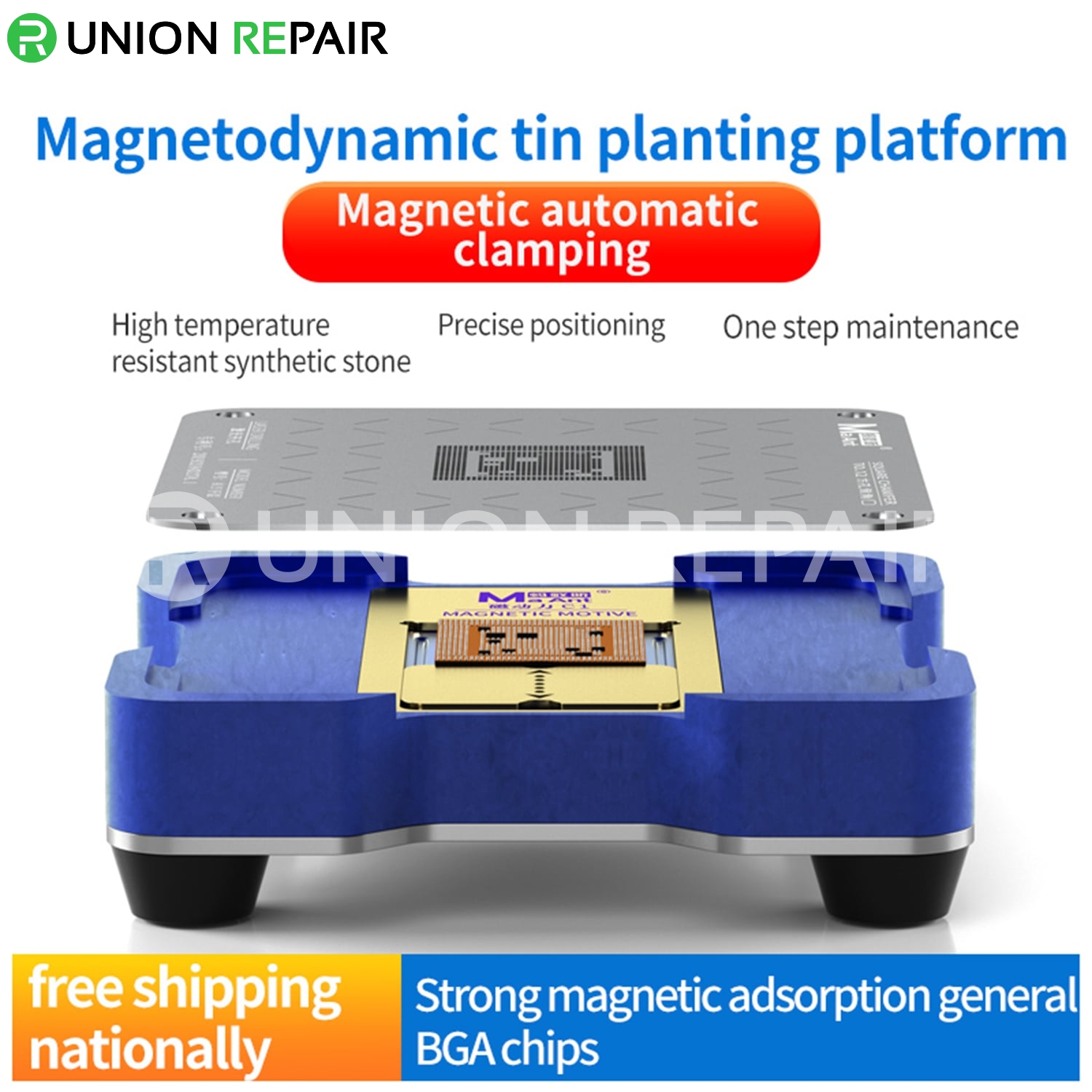 MaAnt C1 Magnetic Motive Reballing Stencil Platform