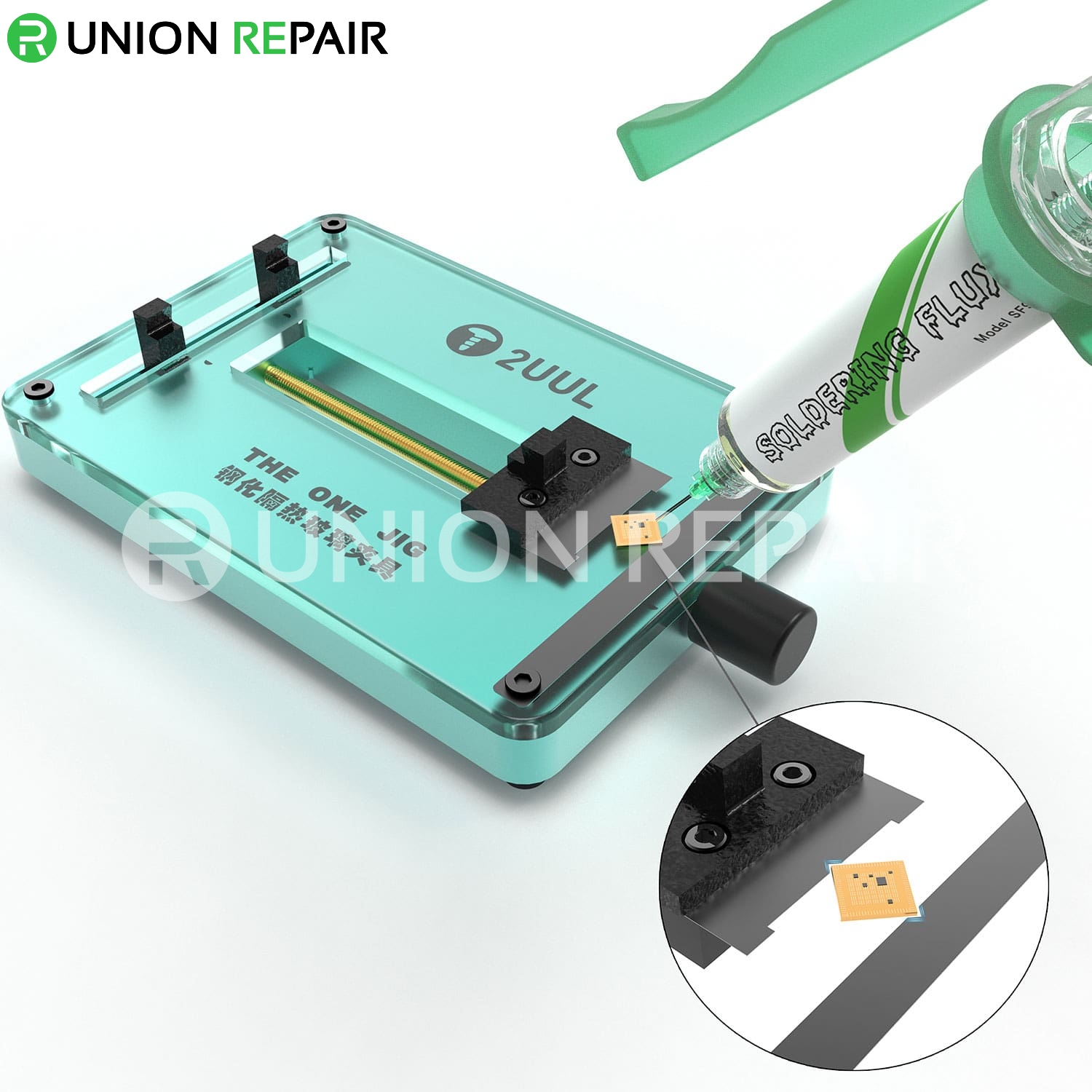 2UUL The One Jig with Tempered Glass for PCB Board Holder Fixture