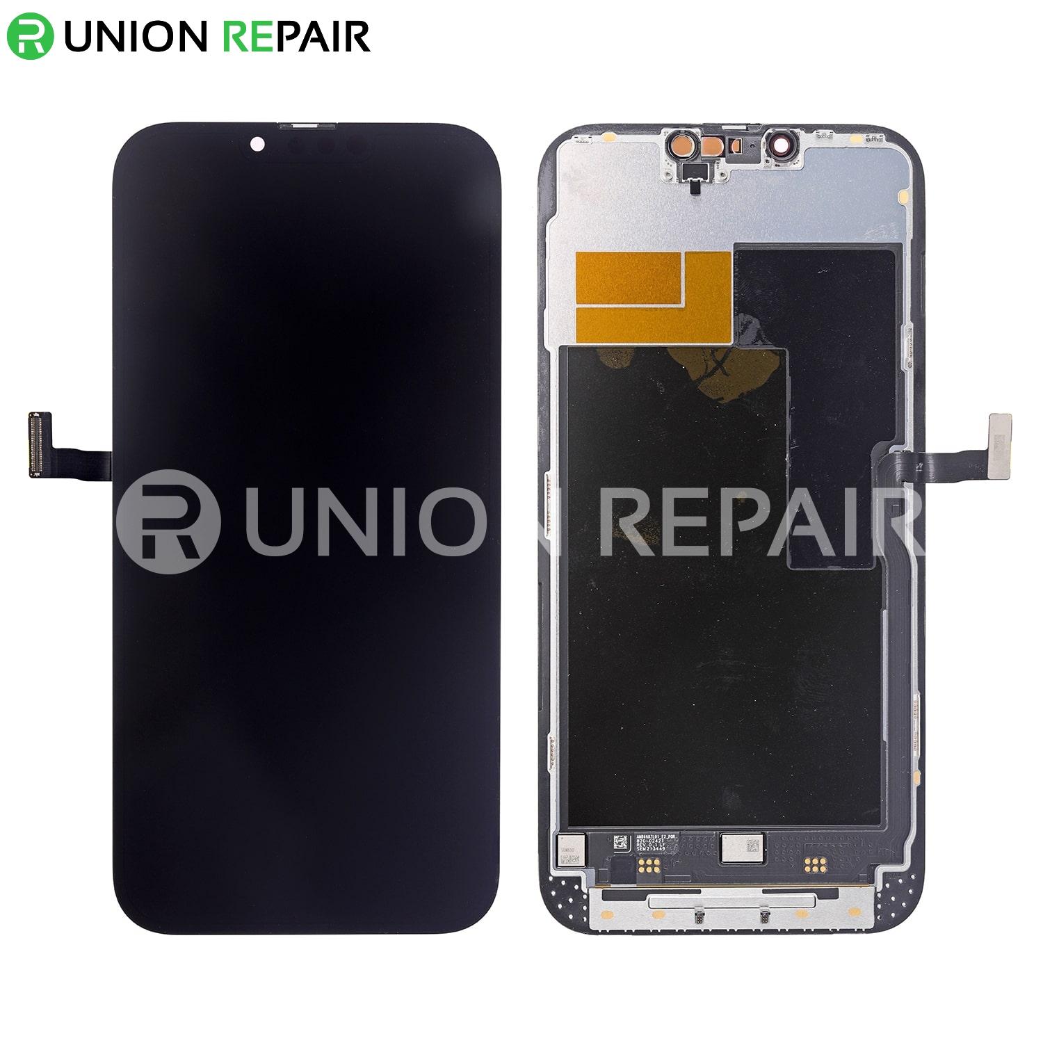 Pantalla LCD puede usarse con iPhone 13 Pro Max, negro, con marco, PRC -  All Spares