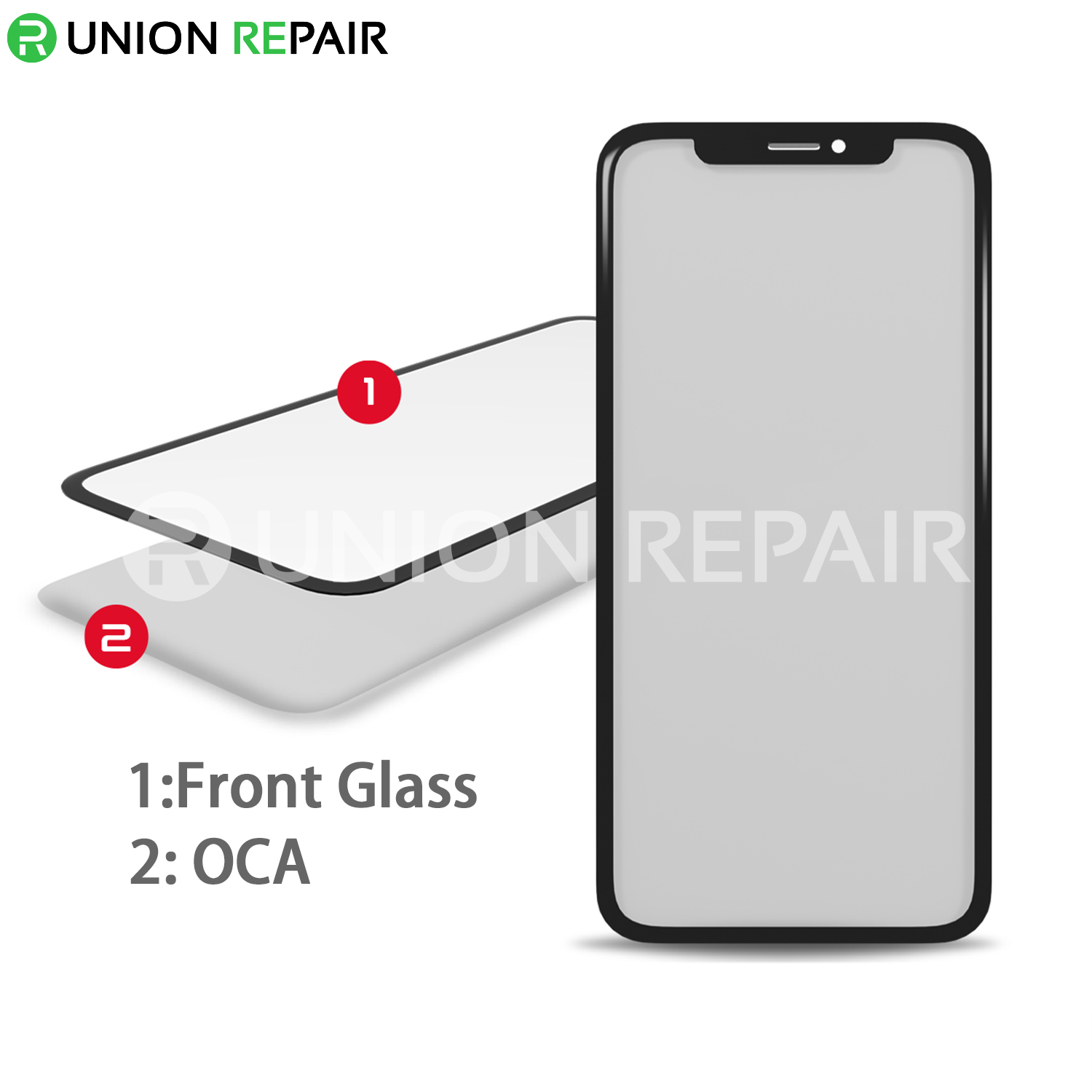 Apple iPhone 14 Pro/14 Pro Max Front Glass Replacement With OCA/Polarizer  Film
